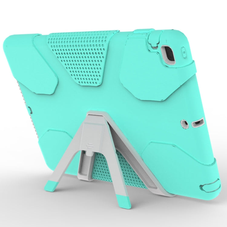 For iPad 9.7 (2018) & iPad 9.7 inch (2017) PC+Silicone Shockproof Protective Back Cover Case With Holder