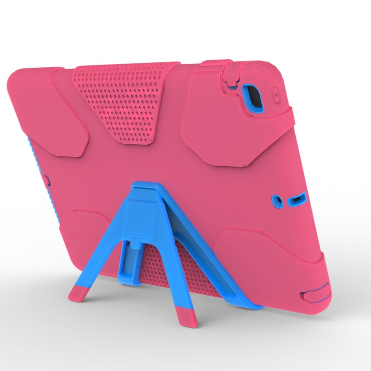 For iPad 9.7 (2018) & iPad 9.7 inch (2017) PC+Silicone Shockproof Protective Back Cover Case With Holder