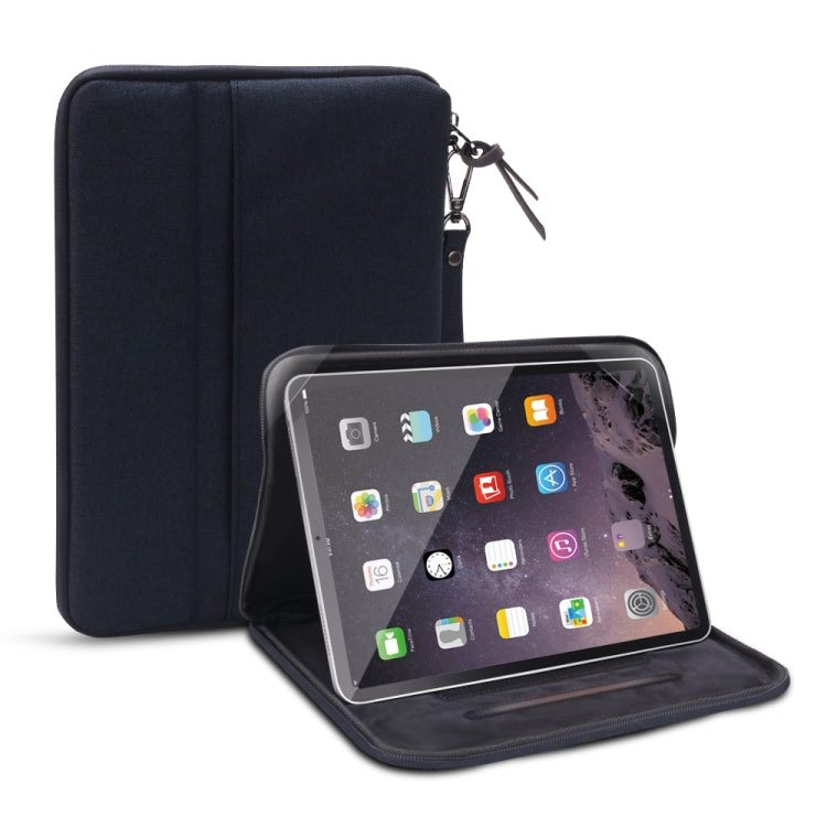 Tablet PC Universal Hand-held Shockproof Inner Pouch Bag Protective Cover for iPad 9.7 inch / Air 3 / Mini 4 / 3 / 2 / 1, with Holder