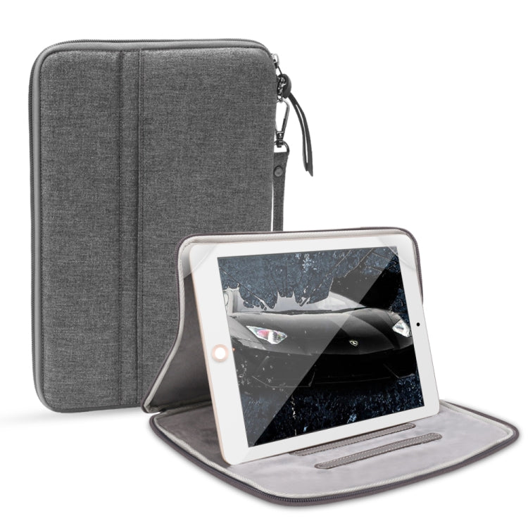Tablet PC Universal Hand-held Shockproof Inner Pouch Bag Protective Cover for iPad 9.7 inch / Air 3 / Mini 4 / 3 / 2 / 1, with Holder