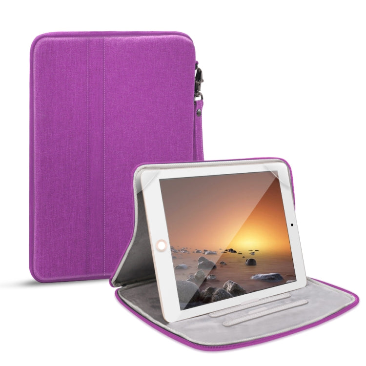 Tablet PC Universal Hand-held Shockproof Inner Pouch Bag Protective Cover for iPad 9.7 inch / Air 3 / Mini 4 / 3 / 2 / 1, with Holder