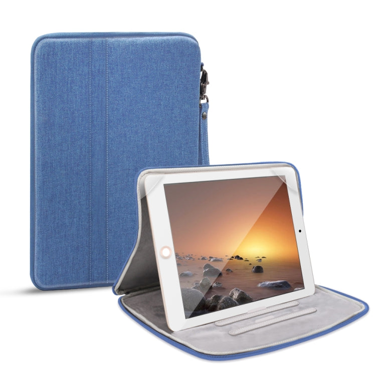 Tablet PC Universal Hand-held Shockproof Inner Pouch Bag Protective Cover for iPad 9.7 inch / Air 3 / Mini 4 / 3 / 2 / 1, with Holder
