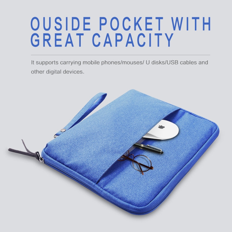 Tablet PC Universal Hand-held Shockproof Inner Pouch Bag Protective Cover for iPad 9.7 inch / Air 3 / Mini 4 / 3 / 2 / 1, with Holder