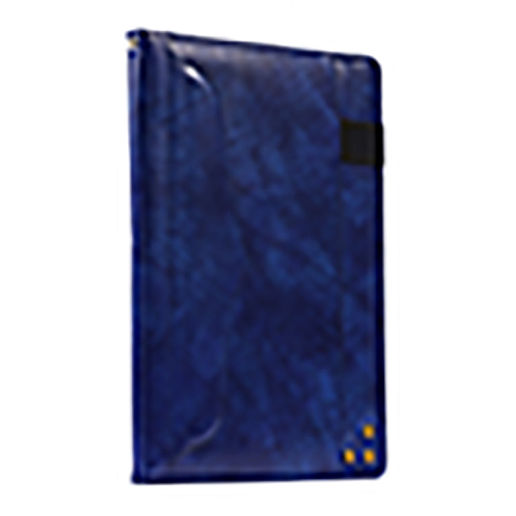 Multifunctional TPU+PC Horizontal Flip Leather Case for iPad 9.7 Inch (2017) / iPad 9.7 Inch (2018), with Holder & Pen Slot & Card Slots & Wallet(Sapphire Blue)