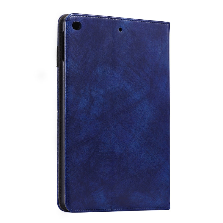 Multifunctional TPU+PC Horizontal Flip Leather Case for iPad 9.7 Inch (2017) / iPad 9.7 Inch (2018), with Holder & Pen Slot & Card Slots & Wallet(Sapphire Blue)