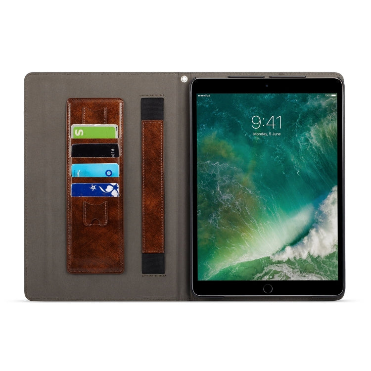 Multifunctional TPU+PC Horizontal Flip Leather Case for iPad Pro 10.5 Inch, with Holder & Pen Slot & Card Slots & Wallet