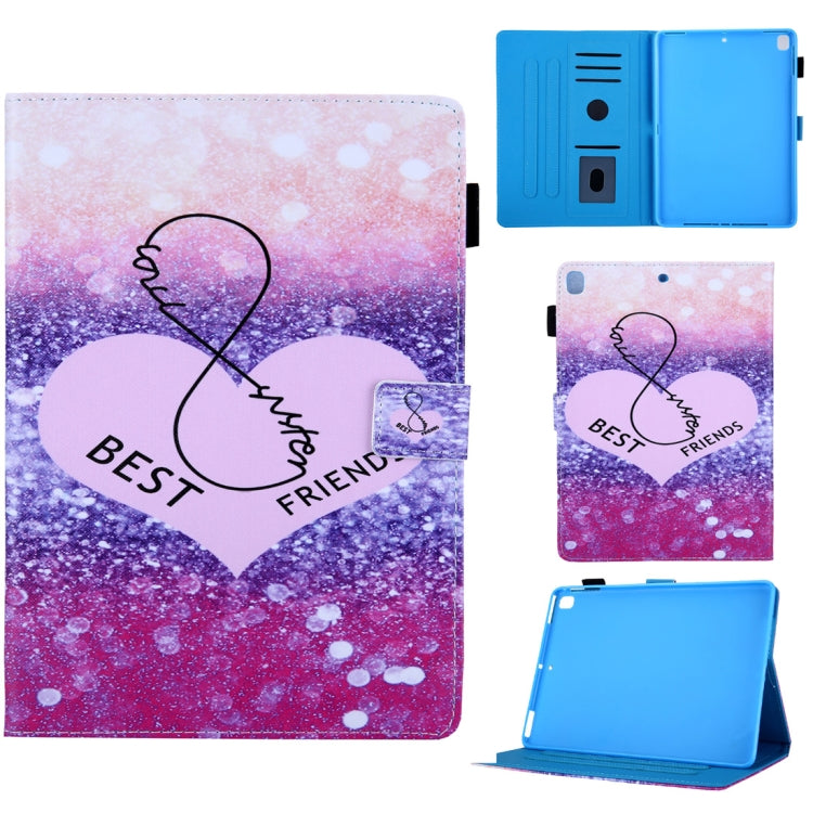 Gradient Pattern Horizontal Flip Leather Case for iPad Air / Air 2 / iPad Pro 9.7 2016 / iPad 9.7 2017 / iPad 9.7 2018, with Holder & Card Slot & Sleep / Wake-up Function