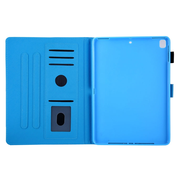 Gradient Pattern Horizontal Flip Leather Case for iPad Air / Air 2 / iPad Pro 9.7 2016 / iPad 9.7 2017 / iPad 9.7 2018, with Holder & Card Slot & Sleep / Wake-up Function