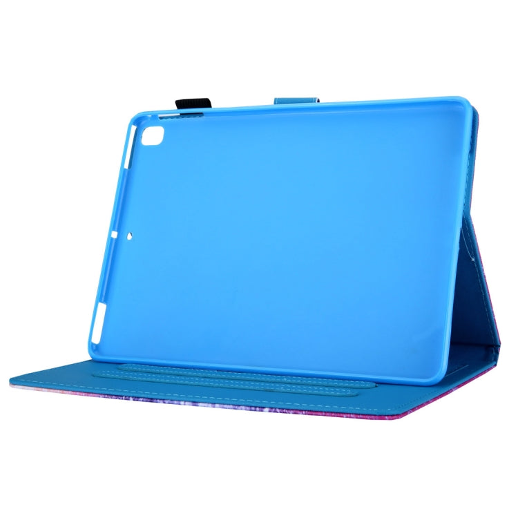 Gradient Pattern Horizontal Flip Leather Case for iPad Air / Air 2 / iPad Pro 9.7 2016 / iPad 9.7 2017 / iPad 9.7 2018, with Holder & Card Slot & Sleep / Wake-up Function