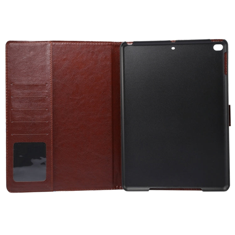 For New iPad 9.7 inch iPad air (IPAD5) & IPAD air2 (IPAD6) Universal Flower Pattern Cloth Surface Horizontal Flip Leather Protective Case with Holder & Card Slots & Wallet & Sleep(White)