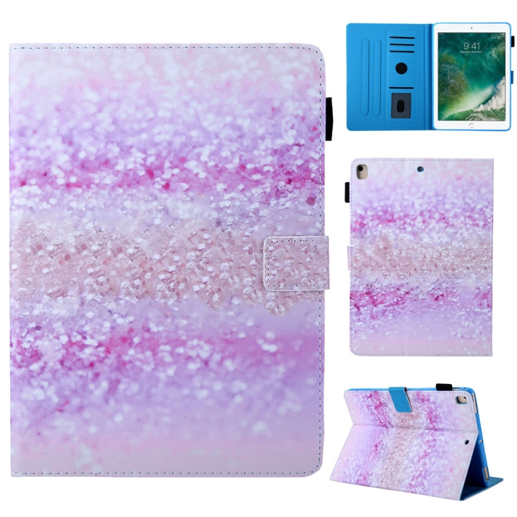 Sand Pattern Horizontal Flip Leather Case for iPad Air / Air 2 / iPad Pro 9.7 2016 / iPad 9.7 2017 / iPad 9.7 2018, with Holder & Card Slot & Sleep / Wake-up Function