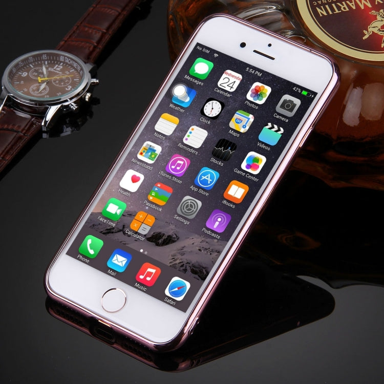 For  iPhone 8 & 7  3D Litchi Texture Soft TPU Protective Case