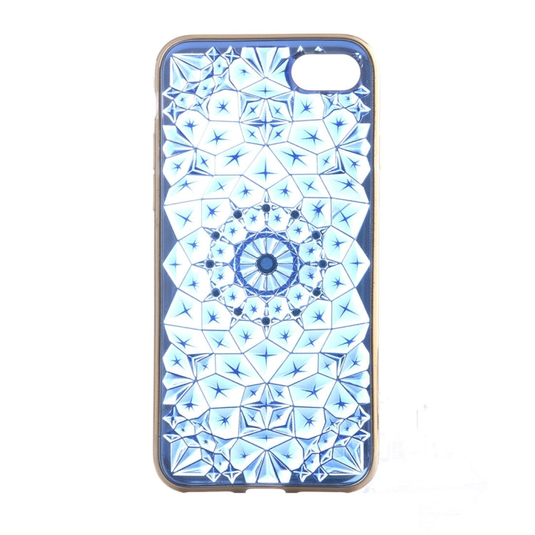 For  iPhone 8 & 7  Diamond Encrusted Pattern Electroplating TPU Protective Case