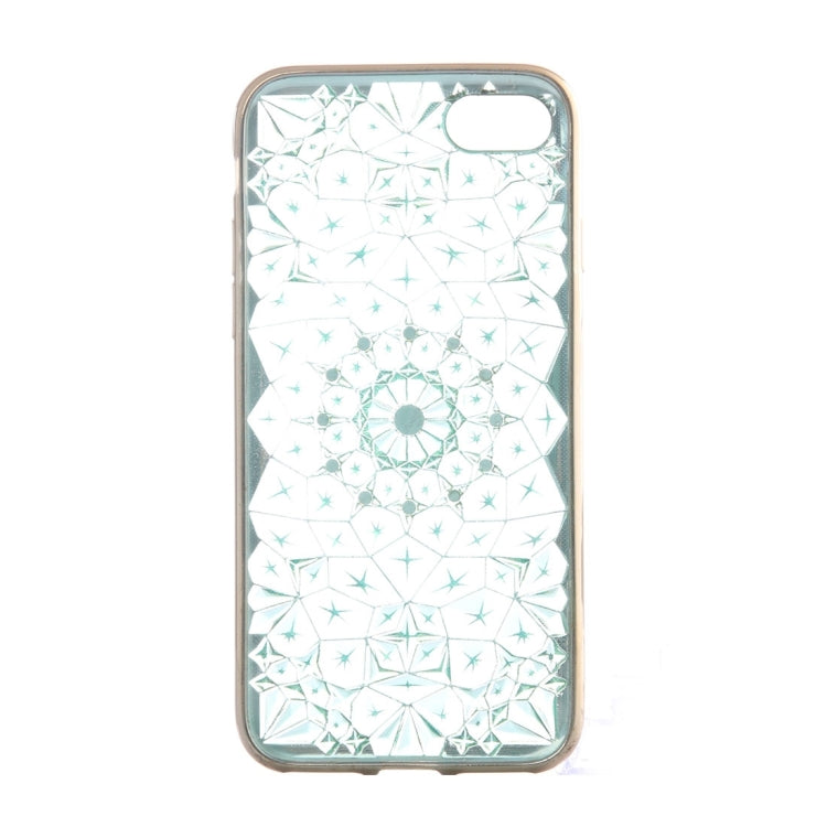 For  iPhone 8 & 7  Diamond Encrusted Pattern Electroplating TPU Protective Case