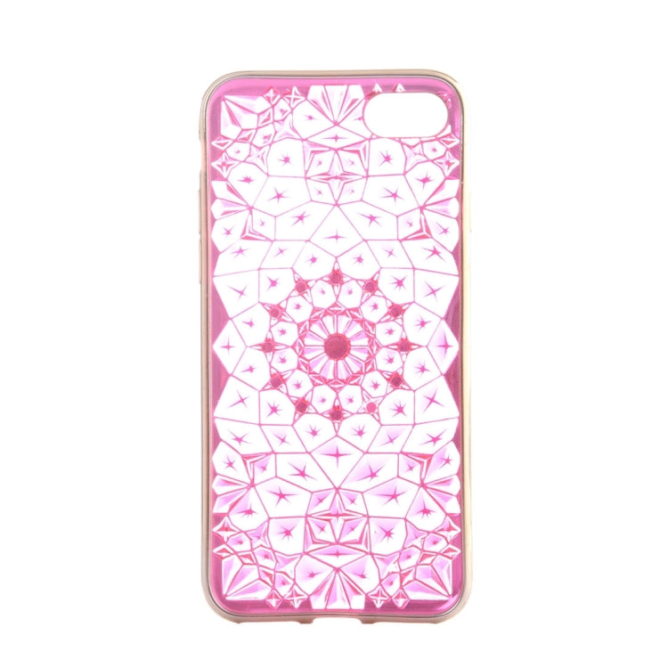 For  iPhone 8 & 7  Diamond Encrusted Pattern Electroplating TPU Protective Case