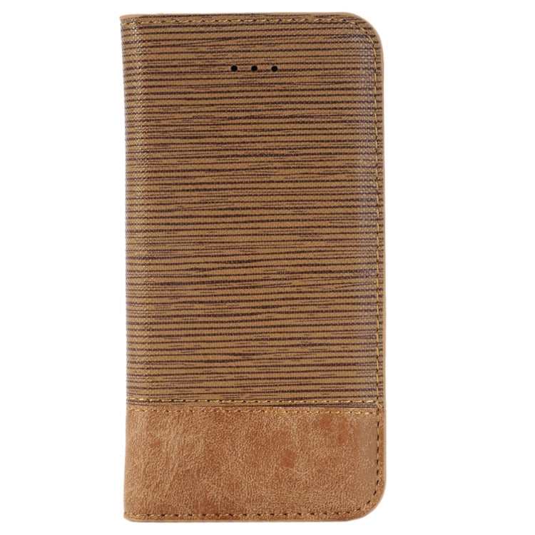 For  iPhone 8 & 7  Cross-shaped Texture Horizontal Flip Leather Case with Holder & Card Slots & Wallet