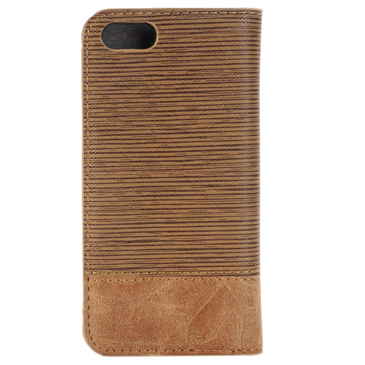 For  iPhone 8 & 7  Cross-shaped Texture Horizontal Flip Leather Case with Holder & Card Slots & Wallet