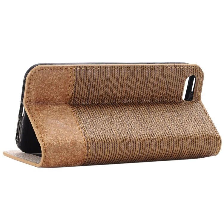 For  iPhone 8 & 7  Cross-shaped Texture Horizontal Flip Leather Case with Holder & Card Slots & Wallet