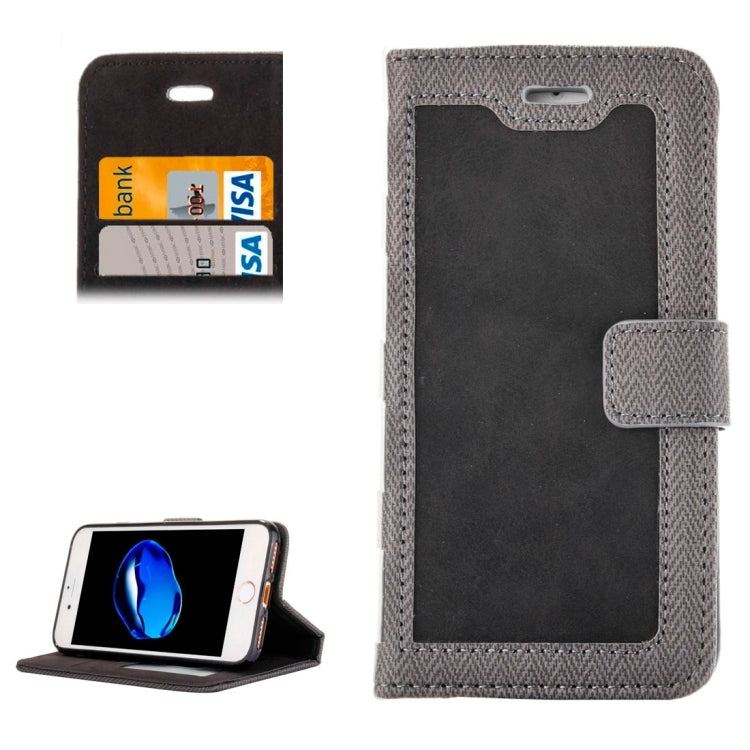 For  iPhone 8 & 7  Business Notebook Style Hit Color Horizontal Flip Leather Case with Holder & Card Slots & Wallet & Photo Frame