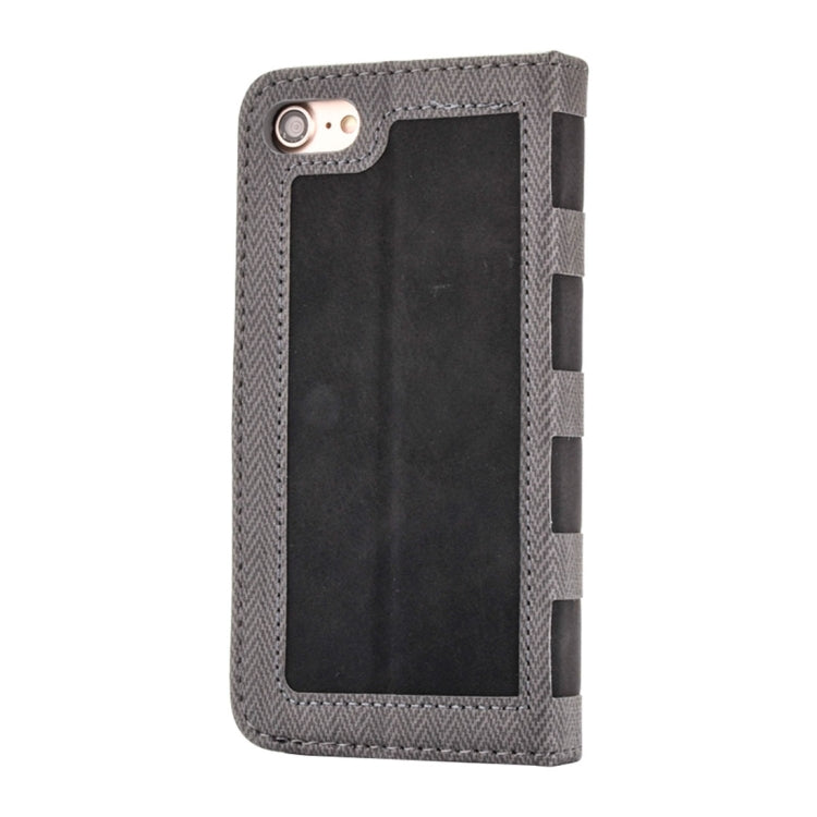 For  iPhone 8 & 7  Business Notebook Style Hit Color Horizontal Flip Leather Case with Holder & Card Slots & Wallet & Photo Frame