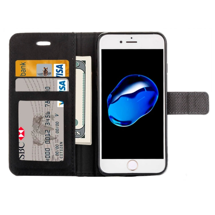 For  iPhone 8 & 7  Business Notebook Style Hit Color Horizontal Flip Leather Case with Holder & Card Slots & Wallet & Photo Frame