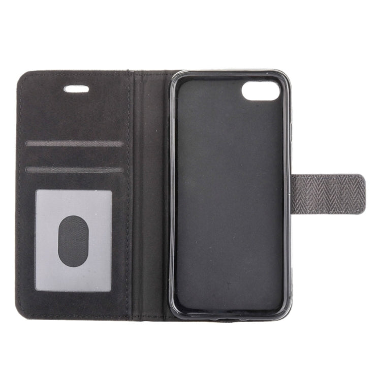 For  iPhone 8 & 7  Business Notebook Style Hit Color Horizontal Flip Leather Case with Holder & Card Slots & Wallet & Photo Frame