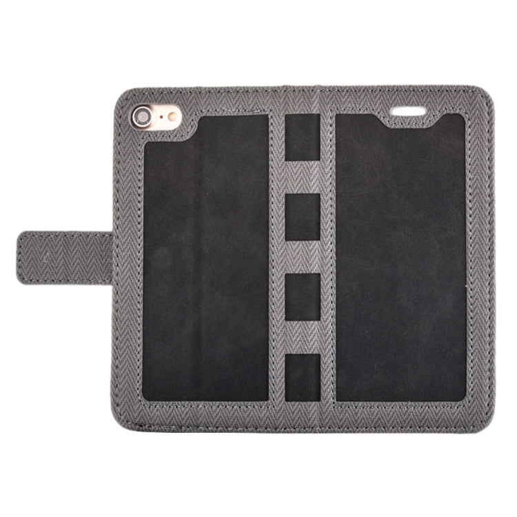 For  iPhone 8 & 7  Business Notebook Style Hit Color Horizontal Flip Leather Case with Holder & Card Slots & Wallet & Photo Frame