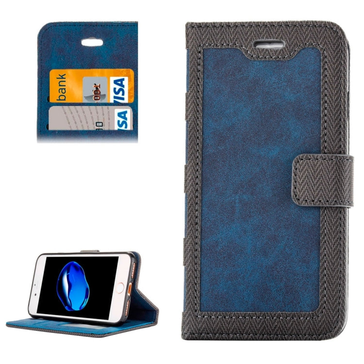 For  iPhone 8 & 7  Business Notebook Style Hit Color Horizontal Flip Leather Case with Holder & Card Slots & Wallet & Photo Frame