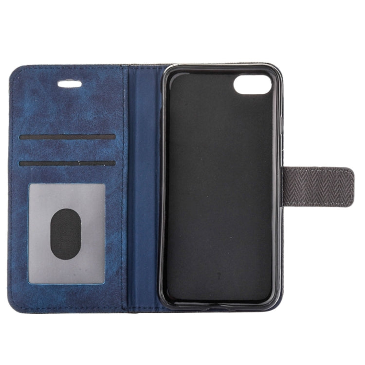 For  iPhone 8 & 7  Business Notebook Style Hit Color Horizontal Flip Leather Case with Holder & Card Slots & Wallet & Photo Frame