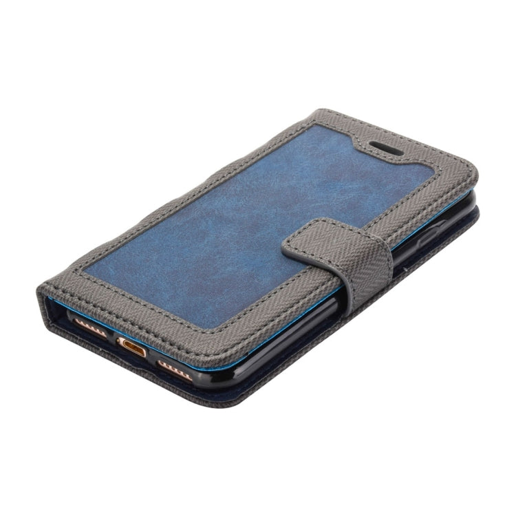 For  iPhone 8 & 7  Business Notebook Style Hit Color Horizontal Flip Leather Case with Holder & Card Slots & Wallet & Photo Frame