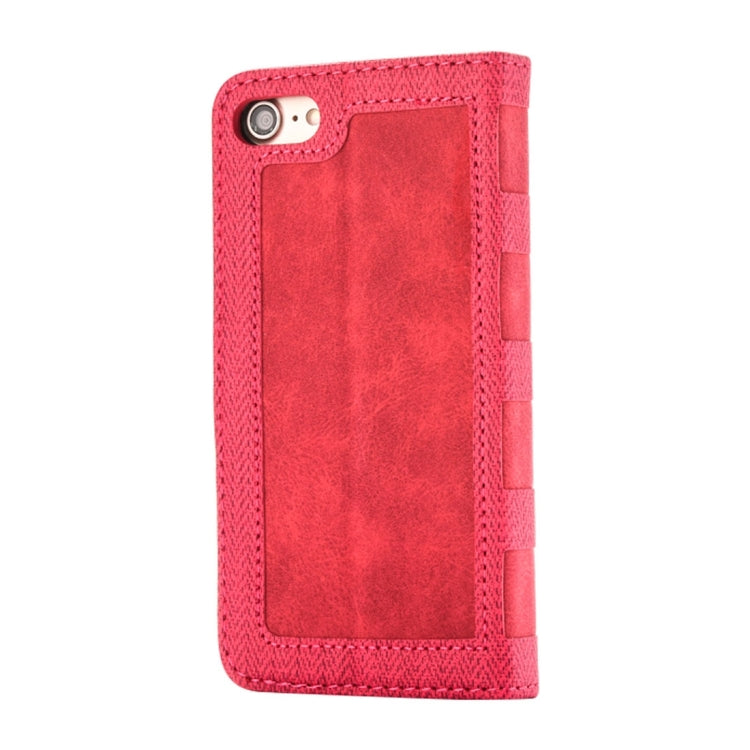For  iPhone 8 & 7  Business Notebook Style Hit Color Horizontal Flip Leather Case with Holder & Card Slots & Wallet & Photo Frame