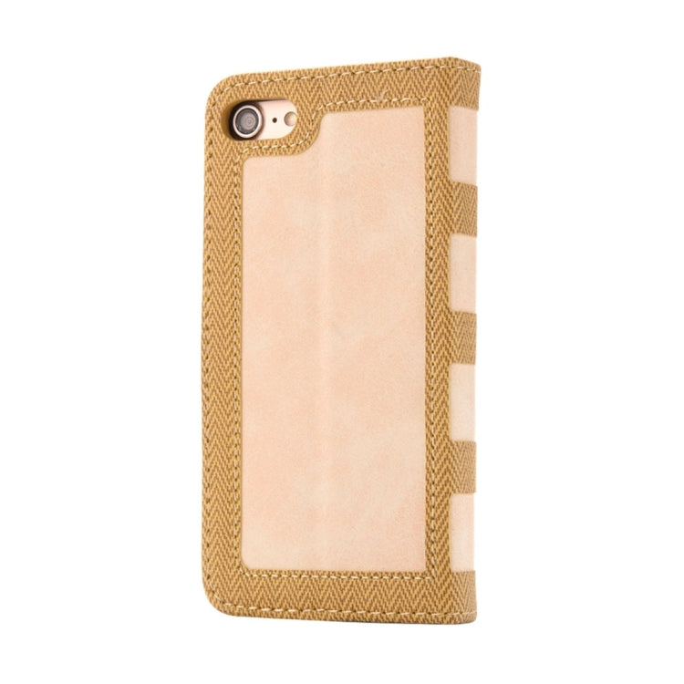 For  iPhone 8 & 7  Business Notebook Style Hit Color Horizontal Flip Leather Case with Holder & Card Slots & Wallet & Photo Frame