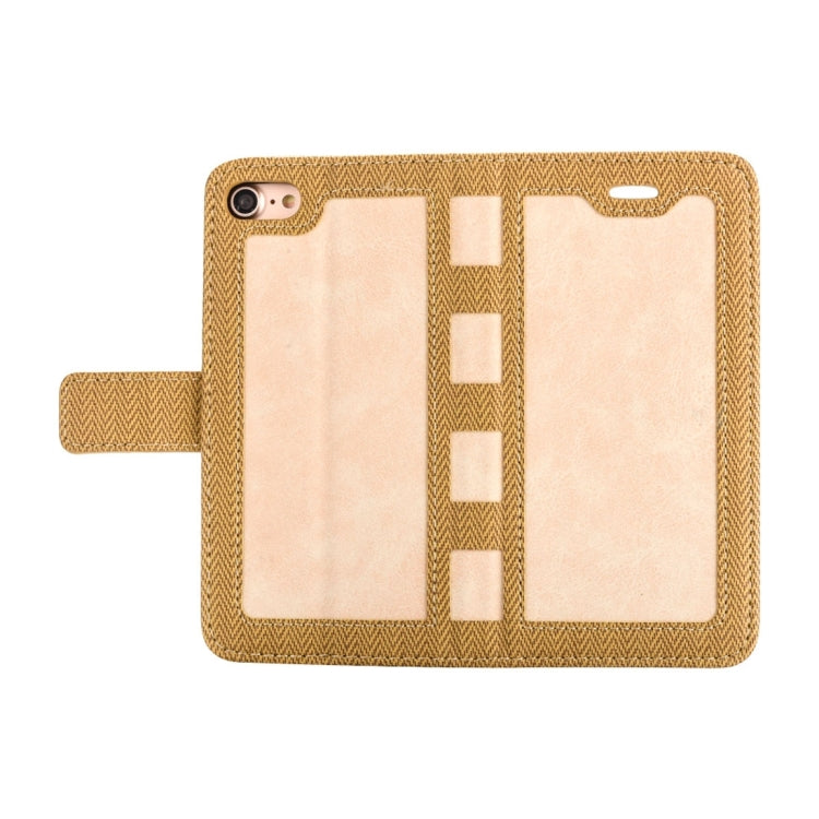 For  iPhone 8 & 7  Business Notebook Style Hit Color Horizontal Flip Leather Case with Holder & Card Slots & Wallet & Photo Frame