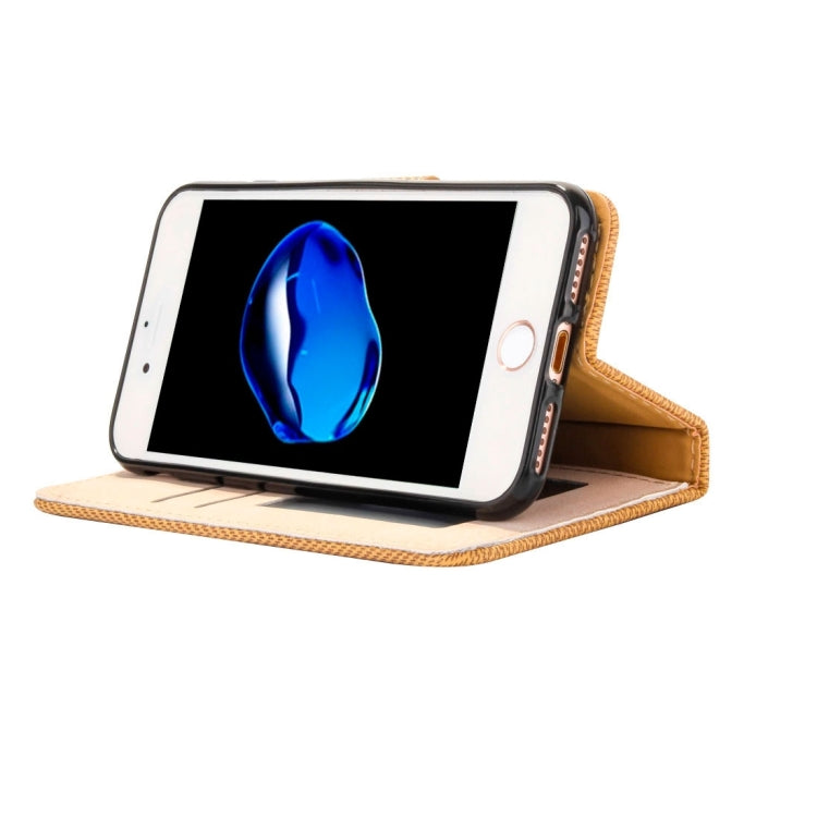 For  iPhone 8 & 7  Business Notebook Style Hit Color Horizontal Flip Leather Case with Holder & Card Slots & Wallet & Photo Frame