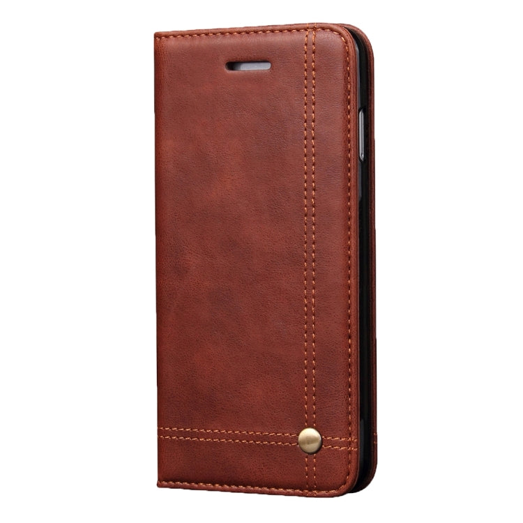 For  iPhone 8 & 7  Retro Crazy Horse Texture Magnetic Adsorption Horizontal Flip Leather Case with Card Slot & Holder & Wallet