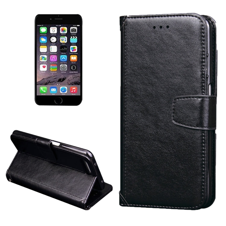 For  iPhone 8 & 7  Knead Skin Texture Splice Horizontal Flip Leather Case with Photo Frame & Card Slot & Holder & Wallet & Lanyard