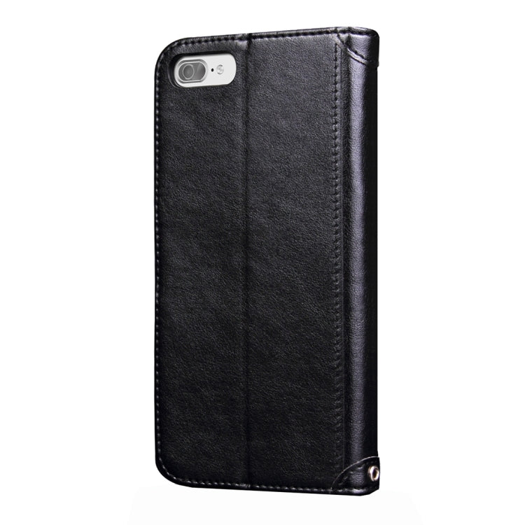 For  iPhone 8 & 7  Knead Skin Texture Splice Horizontal Flip Leather Case with Photo Frame & Card Slot & Holder & Wallet & Lanyard