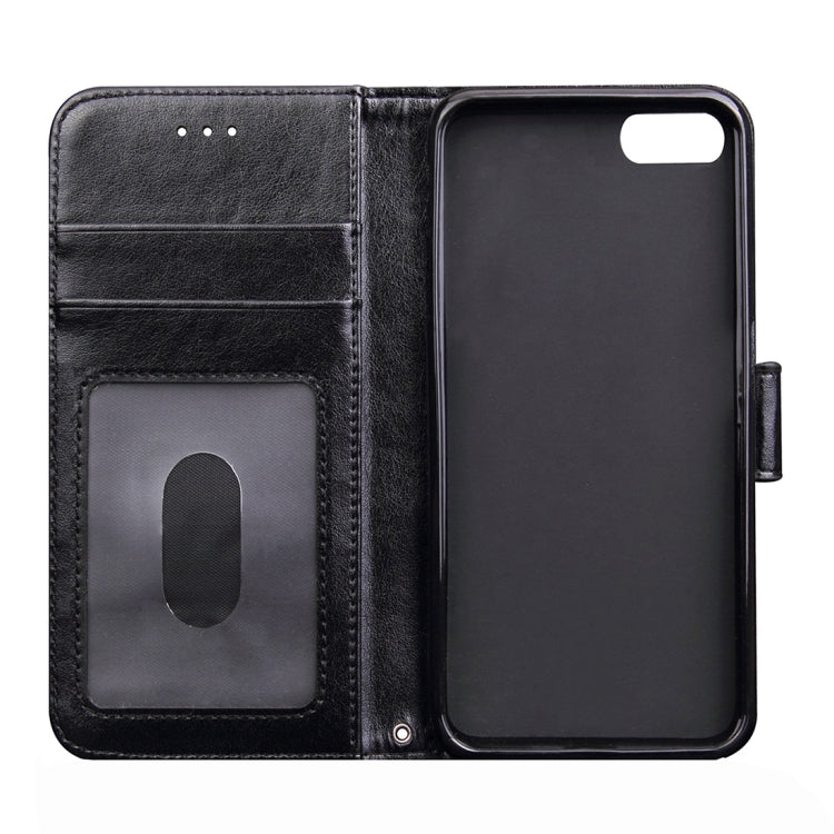 For  iPhone 8 & 7  Knead Skin Texture Splice Horizontal Flip Leather Case with Photo Frame & Card Slot & Holder & Wallet & Lanyard