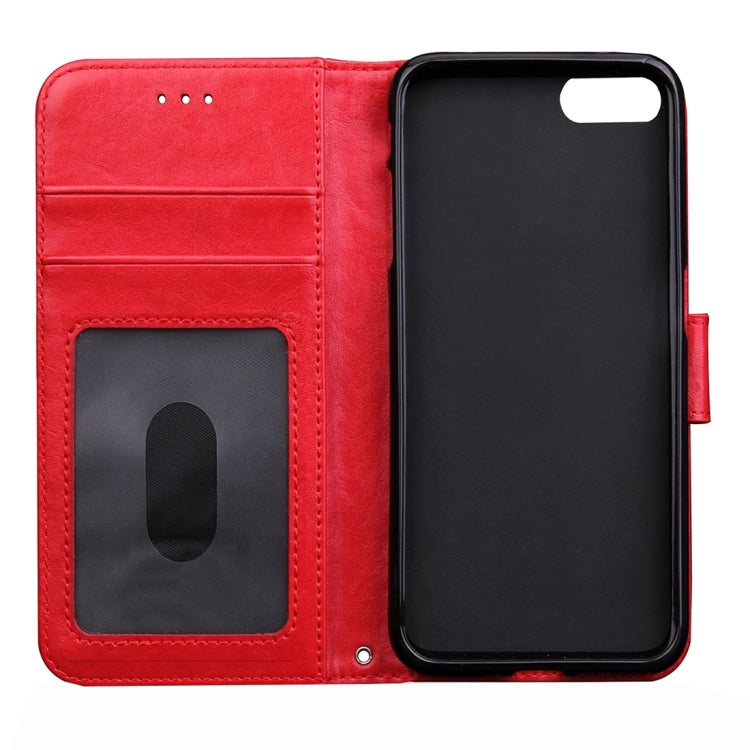 For  iPhone 8 & 7  Knead Skin Texture Splice Horizontal Flip Leather Case with Photo Frame & Card Slot & Holder & Wallet & Lanyard