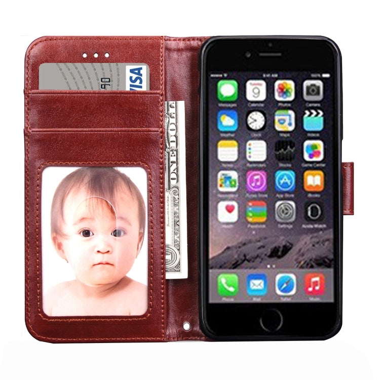 For  iPhone 8 & 7  Knead Skin Texture Splice Horizontal Flip Leather Case with Photo Frame & Card Slot & Holder & Wallet & Lanyard