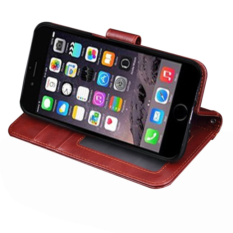 For  iPhone 8 & 7  Knead Skin Texture Splice Horizontal Flip Leather Case with Photo Frame & Card Slot & Holder & Wallet & Lanyard