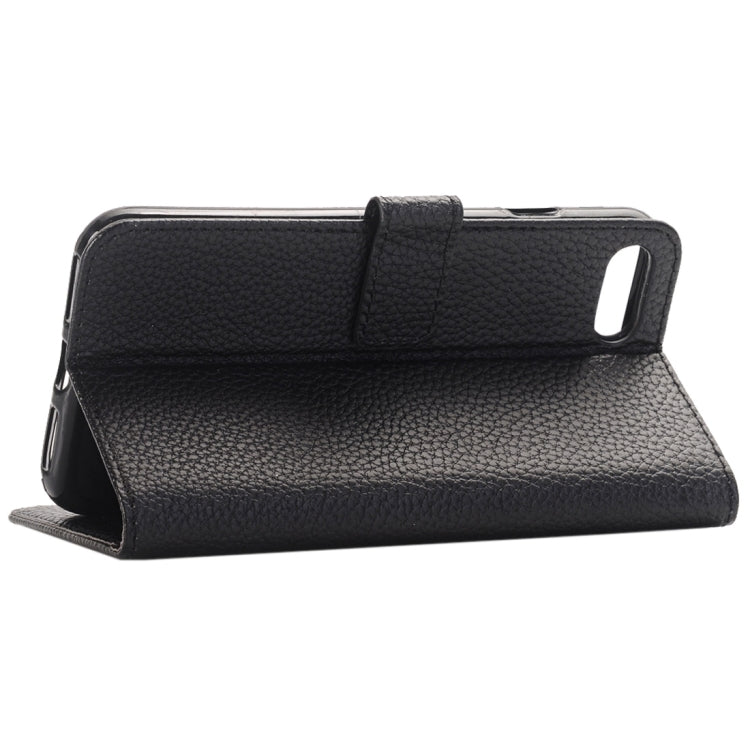 For  iPhone 8 & 7  Lichee Texture Horizontal Flip Leather Case with Holder & Card Slots & Wallet