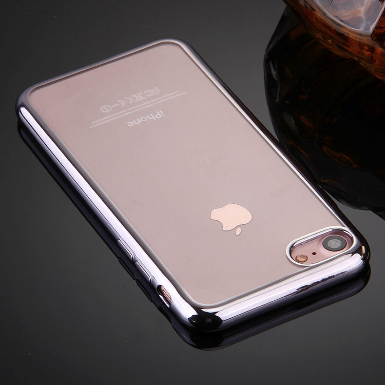 For  iPhone 8 & 7  Electroplating TPU Protective Back Cover Case