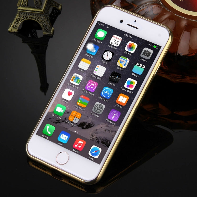 For  iPhone 8 & 7  Electroplating TPU Protective Back Cover Case