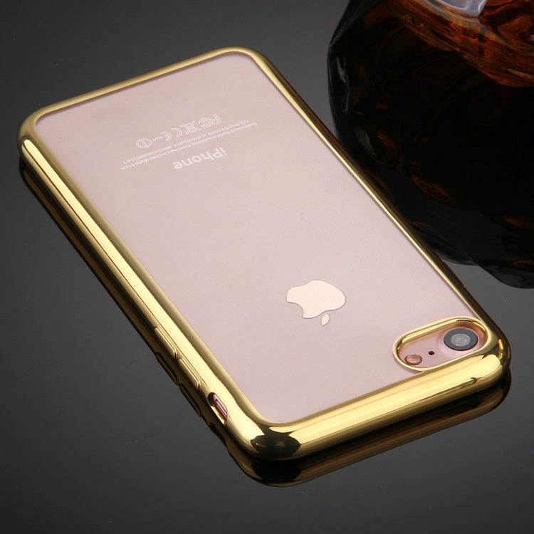 For  iPhone 8 & 7  Electroplating TPU Protective Back Cover Case