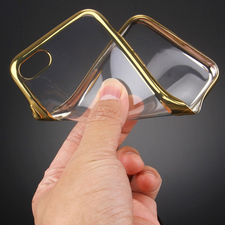 For  iPhone 8 & 7  Electroplating TPU Protective Back Cover Case