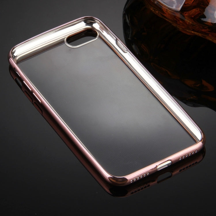 For  iPhone 8 & 7  Electroplating TPU Protective Back Cover Case