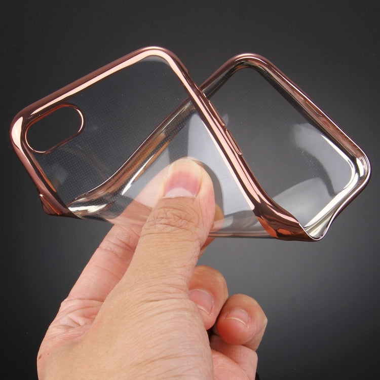 For  iPhone 8 & 7  Electroplating TPU Protective Back Cover Case