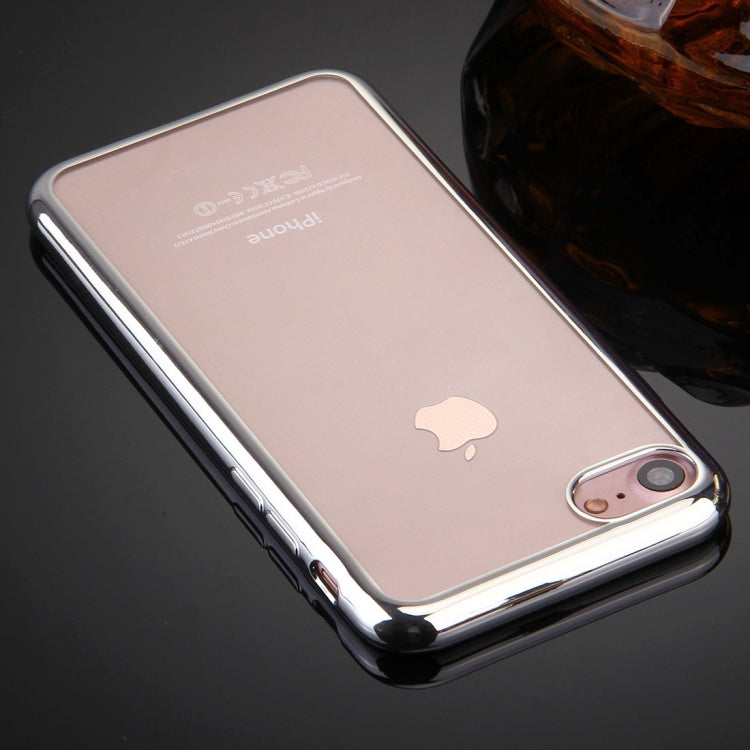For  iPhone 8 & 7  Electroplating TPU Protective Back Cover Case