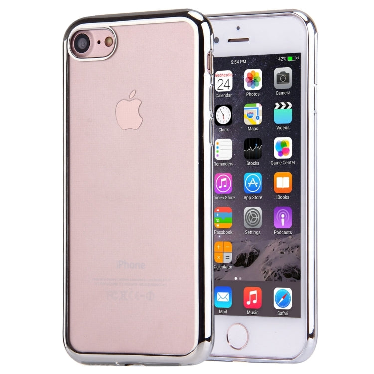 For  iPhone 8 & 7  Electroplating TPU Protective Back Cover Case